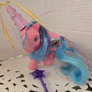 ❤ G-1 MLP Vintage Hasbro My Little Pony 1987 Princess Primrose hat wand
